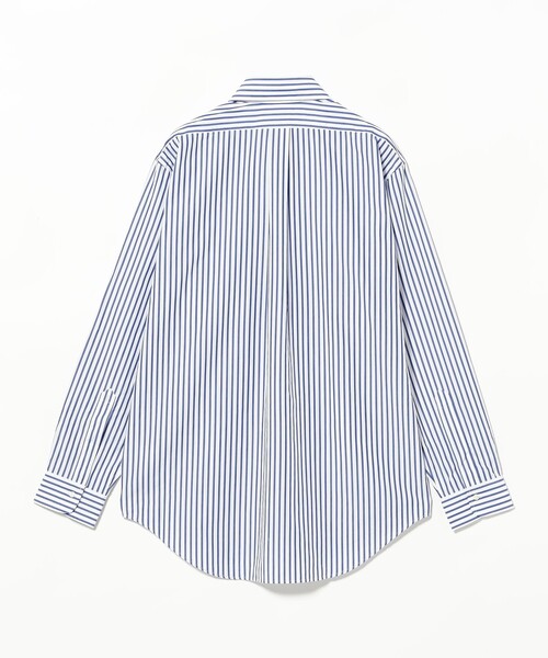 BEAMS F(ビームスエフ)の「【別注】Brooks Brothers / スーピマコットン ブロード ストライプ ポロカラーシャツ(シャツ/ブラウス・メンズ・ブルー・14.5/15 /15.5/16/16.5)」の7枚目の写真