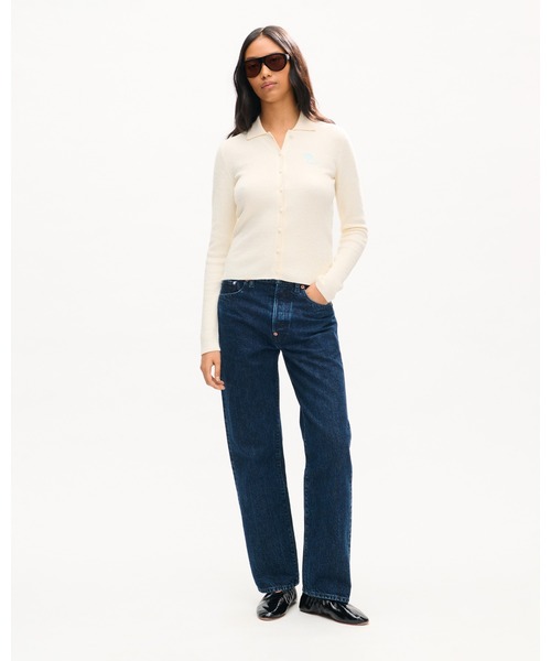 KENZO(ケンゾー)の「'KENZO Tulip' エンブロイダリー カーディガン イン スポンジー コットン(カーディガン/ボレロ・レディース・ベージュ系その他・X-SMALL/SMALL/MEDIUM)」の5枚目の写真