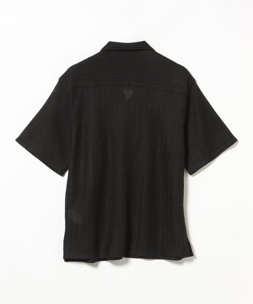 BEAMS HEART(ビームスハート)の「【8/6値下げ】メッシュレース オープンカラーシャツ(シャツ/ブラウス・メンズ・ブラウン/ブラック・SMALL/MEDIUM/LARGE)」の7枚目の写真
