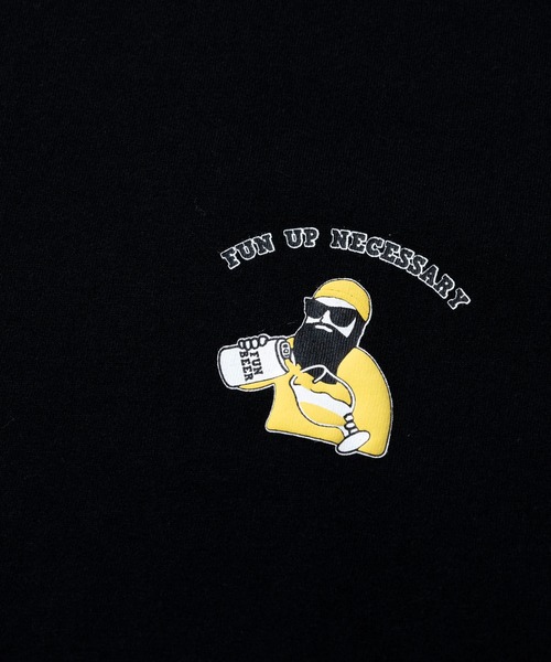 go slow caravan(ゴースローキャラバン)の「modem design/モデムデザイン USATee -BEERおじさん-(Tシャツ/カットソー・メンズ・ブラック/ホワイト・X-LARGE/LARGE/MEDIUM)」の4枚目の写真