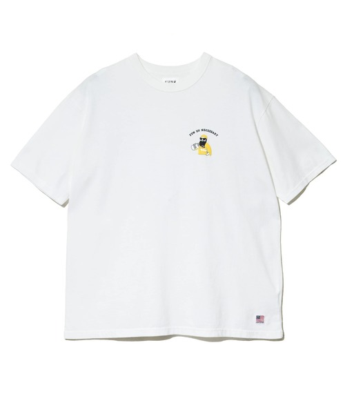 go slow caravan(ゴースローキャラバン)の「modem design/モデムデザイン USATee -BEERおじさん-(Tシャツ/カットソー・メンズ・ブラック/ホワイト・X-LARGE/LARGE/MEDIUM)」の10枚目の写真
