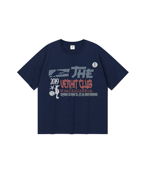 VENHIT（ベンヒット）の「OKINAWA MRT オーバーサイズ 半袖Tシャツ（Tシャツ/カットソー・レディース・ブラック/ネイビー/ホワイト/ライトグレー・MEDIUM/LARGE/X-LARGE/XX-LARGE）」の4枚目の写真