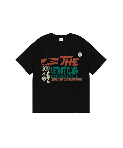 VENHIT（ベンヒット）の「OKINAWA MRT オーバーサイズ 半袖Tシャツ（Tシャツ/カットソー・レディース・ブラック/ネイビー/ホワイト/ライトグレー・MEDIUM/LARGE/X-LARGE/XX-LARGE）」の2枚目の写真