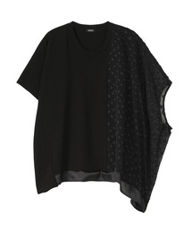 CUT JACQUARD DOCKING / Tシャツ