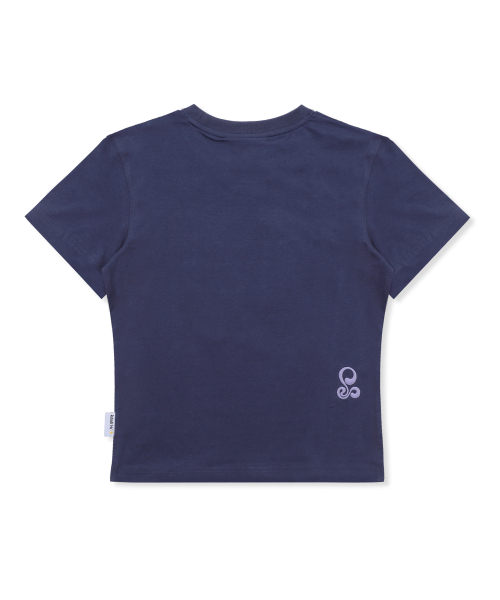 RuNaKi'Hu'(ルナキフ)の「WXT074 キイロノヒチェックアプリケTシャツ (NAVY)(Tシャツ/カットソー・レディース・その他・1/2)」の5枚目の写真