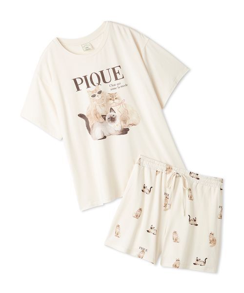 ONLINE限定】ファッションCATS&DOGS ワンポイントTシャツ&ショート