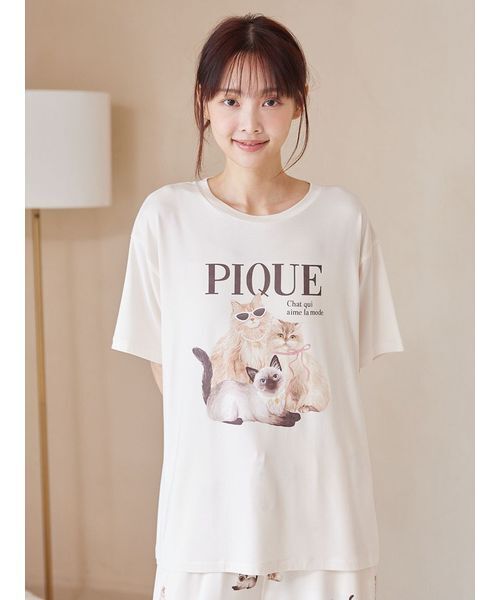 ONLINE限定】ファッションCATS&DOGS ワンポイントTシャツ&ショート