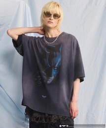 《UNISEX》【MOVIE SERIES】「The Dark Knight」Prime-Over Crew Neck Short Sleeve T-Shirt/「ダークナイト」グラフィックプリントプライムオーバークルーネックTシャツ【MAISON SPECIAL/メゾンスペシャル】
