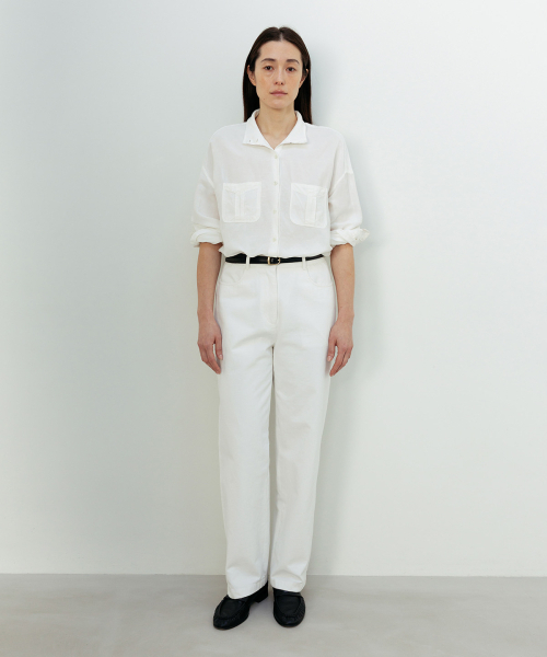 BLANKROOM HER(ブランクルームウーマン)の「アフターコットンパンツ_ホワイト(その他パンツ・レディース・その他・0/1/2)」の2枚目の写真