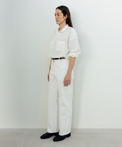 BLANKROOM HER(ブランクルームウーマン)の「アフターコットンパンツ_ホワイト(その他パンツ・レディース・その他・0/1/2)」の3枚目の写真