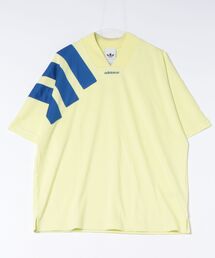 adidas（アディダス）の「ADIDAS ウェア アディダス U SOCCER JSY ショートスリーブ KR4486 ABC-MART限定 *YELLOWTINT（Tシャツ/カットソー）」