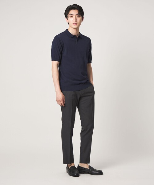 A DAY IN THE LIFE UNITED ARROWS(アデイインザライフユナイテッドアローズ)の「ハイゲージ テンジク ポロシャツ-ウォッシャブル-<A DAY IN THE LIFE>(ポロシャツ・メンズ・ブラック/ネイビー/ダークブラウン・XL/M/L)」の11枚目の写真