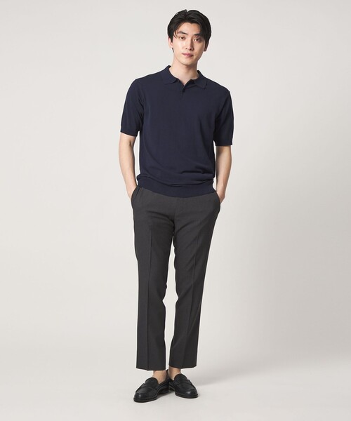 A DAY IN THE LIFE UNITED ARROWS(アデイインザライフユナイテッドアローズ)の「ハイゲージ テンジク ポロシャツ-ウォッシャブル-<A DAY IN THE LIFE>(ポロシャツ・メンズ・ブラック/ネイビー/ダークブラウン・XL/M/L)」の12枚目の写真