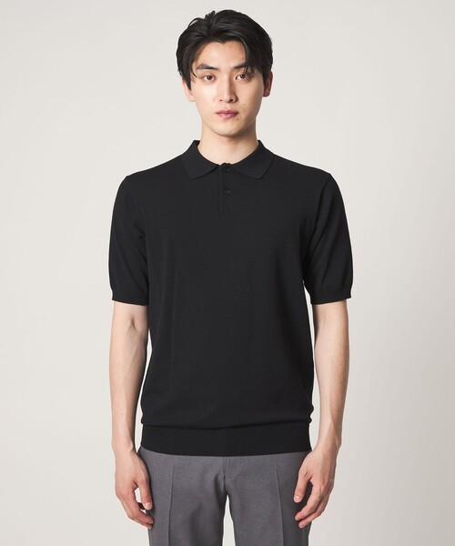 A DAY IN THE LIFE UNITED ARROWS(アデイインザライフユナイテッドアローズ)の「ハイゲージ テンジク ポロシャツ-ウォッシャブル-<A DAY IN THE LIFE>(ポロシャツ・メンズ・ブラック/ネイビー/ダークブラウン・XL/M/L)」の13枚目の写真