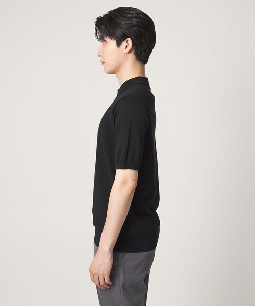 A DAY IN THE LIFE UNITED ARROWS(アデイインザライフユナイテッドアローズ)の「ハイゲージ テンジク ポロシャツ-ウォッシャブル-<A DAY IN THE LIFE>(ポロシャツ・メンズ・ブラック/ネイビー/ダークブラウン・XL/M/L)」の14枚目の写真