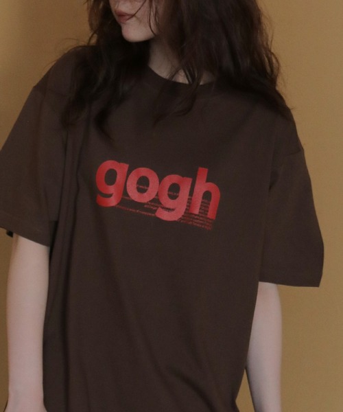 cheriella（シェリエラ）の「【cheriella】ゴッホロゴプリントTシャツ　GOGH LOGO PRINT T-SHIRT（Tシャツ/カットソー・レディース・ブラウン/アイボリー/ホワイト/ライトブルー・LARGE/MEDIUM/SMALL）」の18枚目の写真