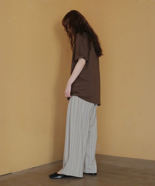 cheriella（シェリエラ）の「【cheriella】ゴッホロゴプリントTシャツ　GOGH LOGO PRINT T-SHIRT（Tシャツ/カットソー・レディース・ブラウン/アイボリー/ホワイト/ライトブルー・LARGE/MEDIUM/SMALL）」の21枚目の写真