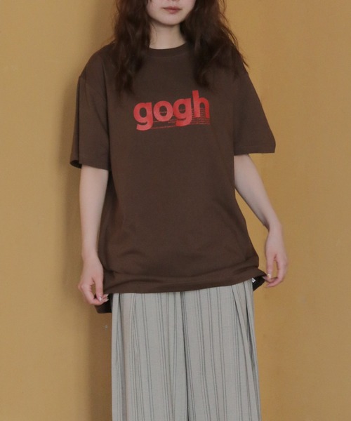cheriella（シェリエラ）の「【cheriella】ゴッホロゴプリントTシャツ　GOGH LOGO PRINT T-SHIRT（Tシャツ/カットソー・レディース・ブラウン/アイボリー/ホワイト/ライトブルー・LARGE/MEDIUM/SMALL）」の17枚目の写真