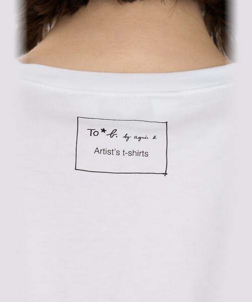 To b. by agnes b.(トゥービーバイアニエスベー)の「Fairy T オーガニックコットン 半袖 アーティストTシャツ(Tシャツ/カットソー・レディース・ホワイト・FREE)」の11枚目の写真