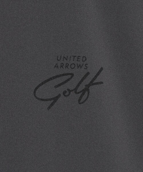 5525golf(ゴーゴーニーゴーゴルフ)の「【別注】<5525 for UNITED ARROWS GOLF>モックネック シャツ(Tシャツ/カットソー・メンズ・ダークグレー/ネイビー・L/M/S)」の7枚目の写真