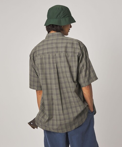 Steven Alan(スティーブンアラン)の「<Steven Alan> スラブ チェック レギュラーカラー ショートスリーブ シャツ(シャツ/ブラウス・メンズ・ダークグレー/オリーブ・XL/L/M/S)」の12枚目の写真
