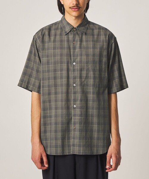 Steven Alan(スティーブンアラン)の「<Steven Alan> スラブ チェック レギュラーカラー ショートスリーブ シャツ(シャツ/ブラウス・メンズ・ダークグレー/オリーブ・XL/L/M/S)」の13枚目の写真