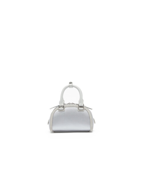 DIESEL(ディーゼル)の「ウィメンズ クロスボディバッグ 1DR DOME CROSSBODY(ショルダーバッグ・レディース・ライトグレー/バーガンディー・UNI)」の3枚目の写真