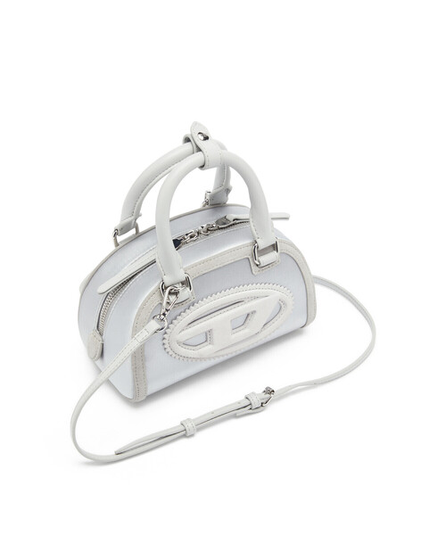 DIESEL(ディーゼル)の「ウィメンズ クロスボディバッグ 1DR DOME CROSSBODY(ショルダーバッグ・レディース・ライトグレー/バーガンディー・UNI)」の6枚目の写真