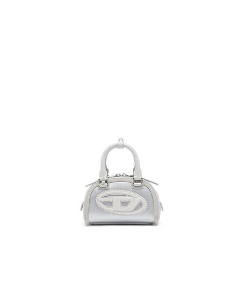 DIESEL(ディーゼル)の「ウィメンズ クロスボディバッグ 1DR DOME CROSSBODY(ショルダーバッグ・レディース・ライトグレー/バーガンディー・UNI)」の8枚目の写真