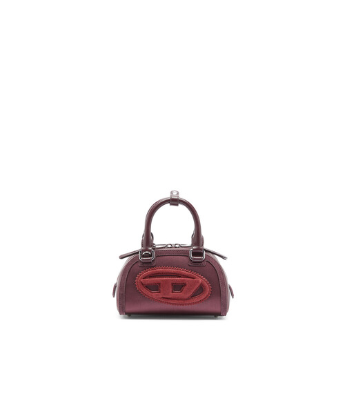 DIESEL(ディーゼル)の「ウィメンズ クロスボディバッグ 1DR DOME CROSSBODY(ショルダーバッグ・レディース・ライトグレー/バーガンディー・UNI)」の13枚目の写真