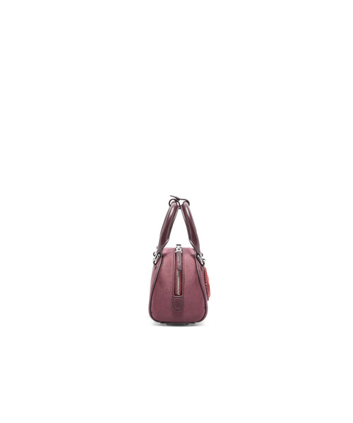DIESEL(ディーゼル)の「ウィメンズ クロスボディバッグ 1DR DOME CROSSBODY(ショルダーバッグ・レディース・ライトグレー/バーガンディー・UNI)」の14枚目の写真