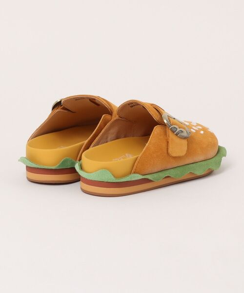 OLD ORDER(オールドオーダー)の「OLD ORDER/オールドオーダー/BBiMp×MENTAL Burger Slippers(スリッポン・レディース・キャメル・40/36/37/38)」の11枚目の写真