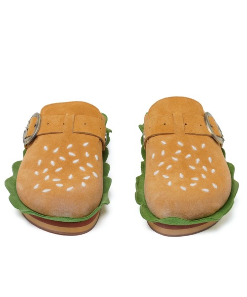 OLD ORDER(オールドオーダー)の「OLD ORDER/オールドオーダー/BBiMp×MENTAL Burger Slippers(スリッポン・レディース・キャメル・40/36/37/38)」の7枚目の写真