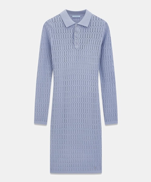 Guess(ゲス)の「MELISSA Polo Sweater Dress ワンピース ドレス(ワンピース・レディース・ライトブルー/ホワイト・LARGE/SMALL/X-SMALL/MEDIUM)」の6枚目の写真