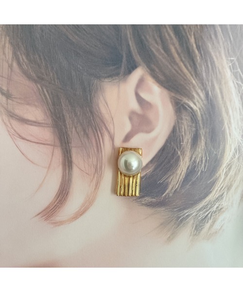 tone(トーン)の「【amechan】凛(ピアス)(MA)(ピアス(両耳用)・レディース・シルバー/ゴールド・FREE)」の4枚目の写真