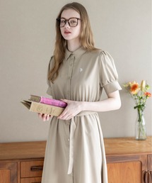 U.S. POLO ASSN. | 【U.S. POLO ASSN.】clear 別注 ウエストベルトロングシャツワンピース(ワンピース)