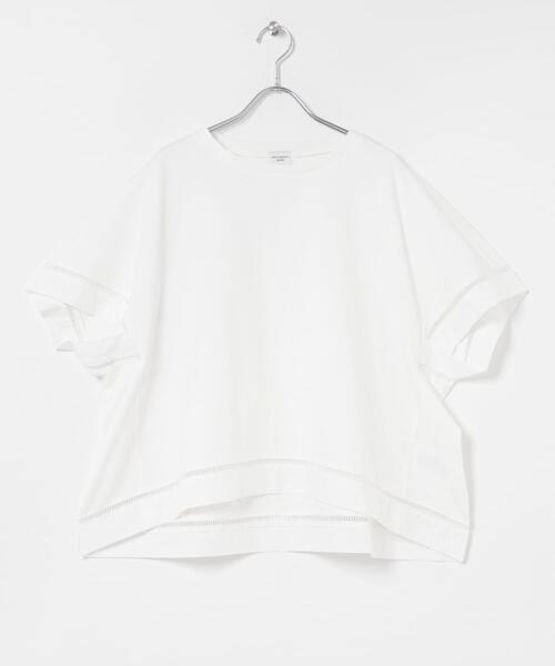 URBAN RESEARCH DOORS(アーバンリサーチドアーズ)の「ハシゴレースドッキングプルオーバー(Tシャツ/カットソー・レディース・ブラック/キャメル・FREE)」の11枚目の写真