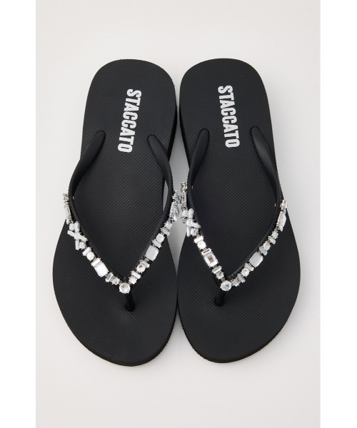 STACCATO(スタッカート)の「【J.】flip flops トングサンダル(サンダル・レディース・ブラック・LARGE/MEDIUM/SMALL)」の10枚目の写真