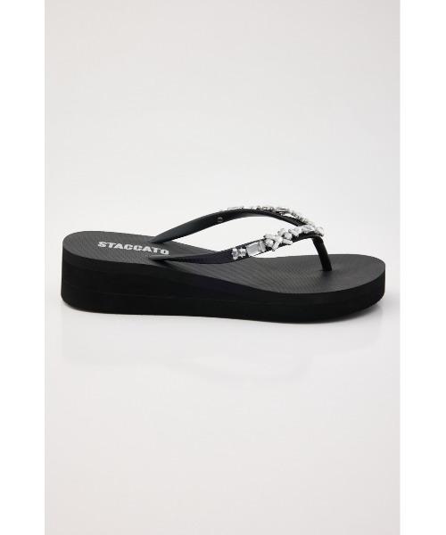 STACCATO(スタッカート)の「【J.】flip flops トングサンダル(サンダル・レディース・ブラック・LARGE/MEDIUM/SMALL)」の9枚目の写真