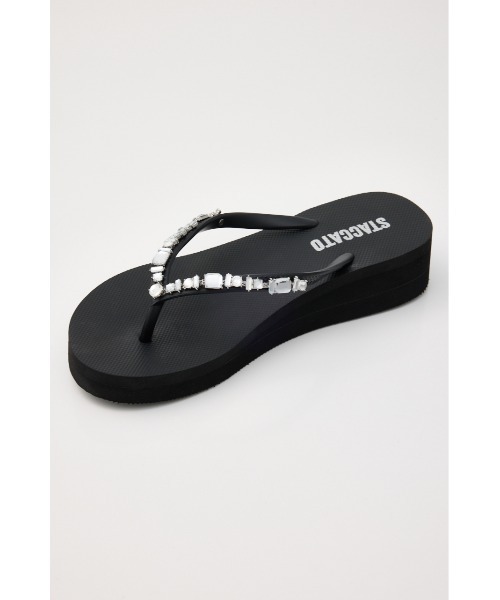 STACCATO(スタッカート)の「【J.】flip flops トングサンダル(サンダル・レディース・ブラック・LARGE/MEDIUM/SMALL)」の5枚目の写真