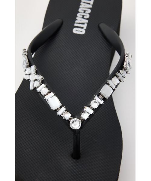 STACCATO(スタッカート)の「【J.】flip flops トングサンダル(サンダル・レディース・ブラック・LARGE/MEDIUM/SMALL)」の4枚目の写真