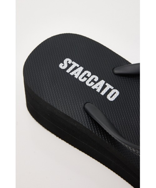 STACCATO(スタッカート)の「【J.】flip flops トングサンダル(サンダル・レディース・ブラック・LARGE/MEDIUM/SMALL)」の3枚目の写真