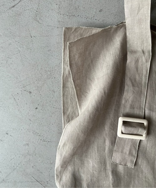 BASERANGE（ベースレンジ）の「Baserange Frame top（Tシャツ/カットソー・レディース・ベージュ・X-SMALL）」の6枚目の写真