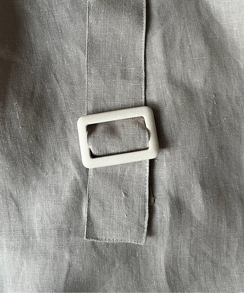 BASERANGE（ベースレンジ）の「Baserange Frame top（Tシャツ/カットソー・レディース・ベージュ・X-SMALL）」の5枚目の写真