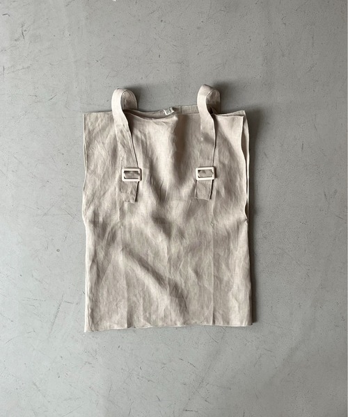 BASERANGE（ベースレンジ）の「Baserange Frame top（Tシャツ/カットソー・レディース・ベージュ・X-SMALL）」の3枚目の写真