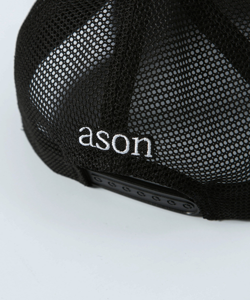 ASON（アズオン）の「LITE MESH BALL CAP / BLACK（キャップ・レディース・その他・FREE）」の7枚目の写真