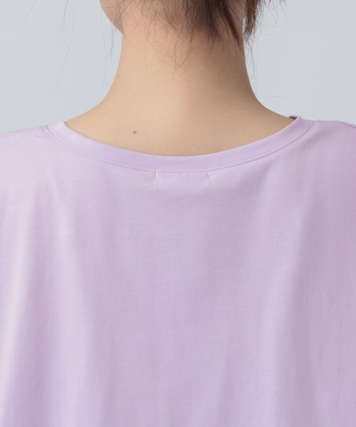 LEPSIM(レプシィム)の「ポイントシアー使いプルオーバーSS 841038(Tシャツ/カットソー・レディース・ブラック/ライトパープル/オフホワイト・FREE)」の22枚目の写真