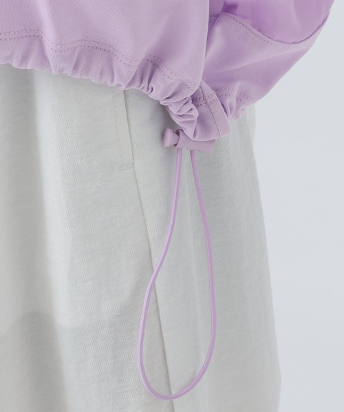 LEPSIM(レプシィム)の「ポイントシアー使いプルオーバーSS 841038(Tシャツ/カットソー・レディース・ブラック/ライトパープル/オフホワイト・FREE)」の21枚目の写真