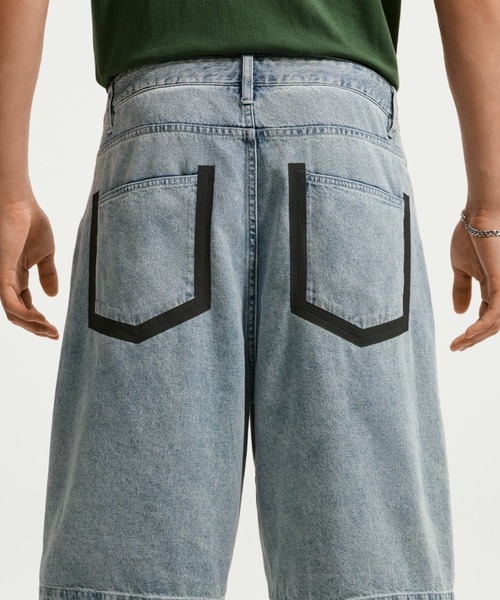 NIKE(ナイキ)の「NIKE AS M NK YMH INDIGO DENIM SHORT / ナイキ YMH インディゴ デニム ショート 【SP】(デニムパンツ・メンズ・ブルー・30inch/32inch/34inch/36inch)」の5枚目の写真