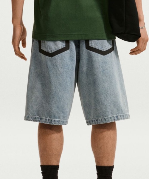 NIKE(ナイキ)の「NIKE AS M NK YMH INDIGO DENIM SHORT / ナイキ YMH インディゴ デニム ショート 【SP】(デニムパンツ・メンズ・ブルー・30inch/32inch/34inch/36inch)」の4枚目の写真